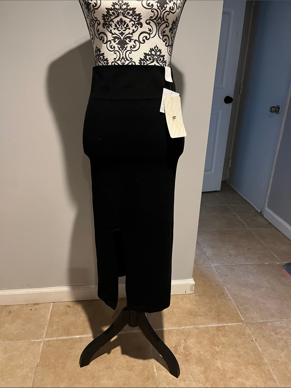 Fabletics High-Waist Midi Pencil Skirt with Front Slit